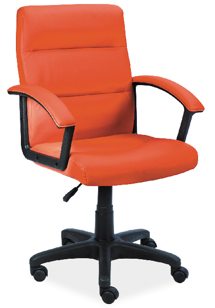 Kancelárske kreslo Q-094 (ekokoža oranžová)