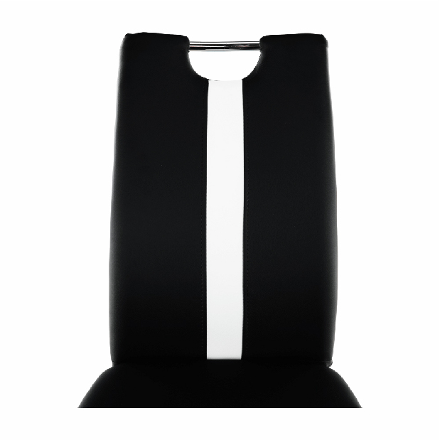 Jedálenská stolička Scotby (čierna + biela) *výpredaj
