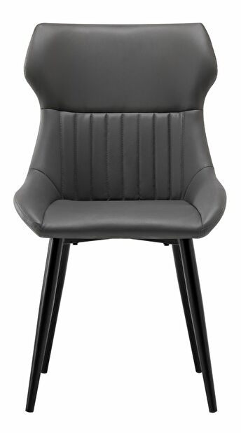 Jedálenská stolička SAGANA (tmavosivá + čierna)
