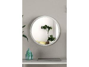 Dekoratívne zrkadlo Kelalo (biela) 