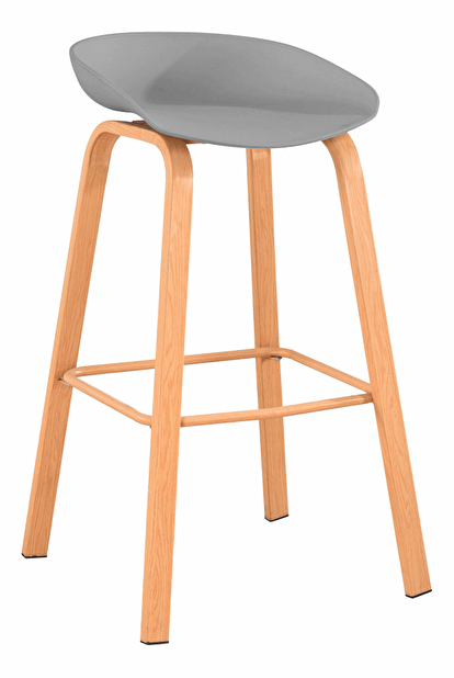 Barová stolička BAR Brada (sivá)