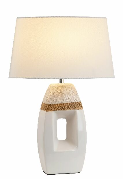 Stolová lampa Leah 4387 (hnedá + biela)