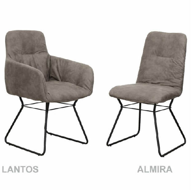 Jedálenská stolička Alniro (sivá)