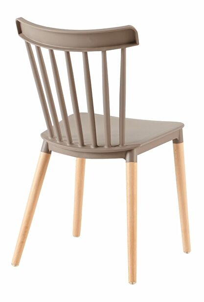 Jedálenská stolička COSIMA (sivá + buk)