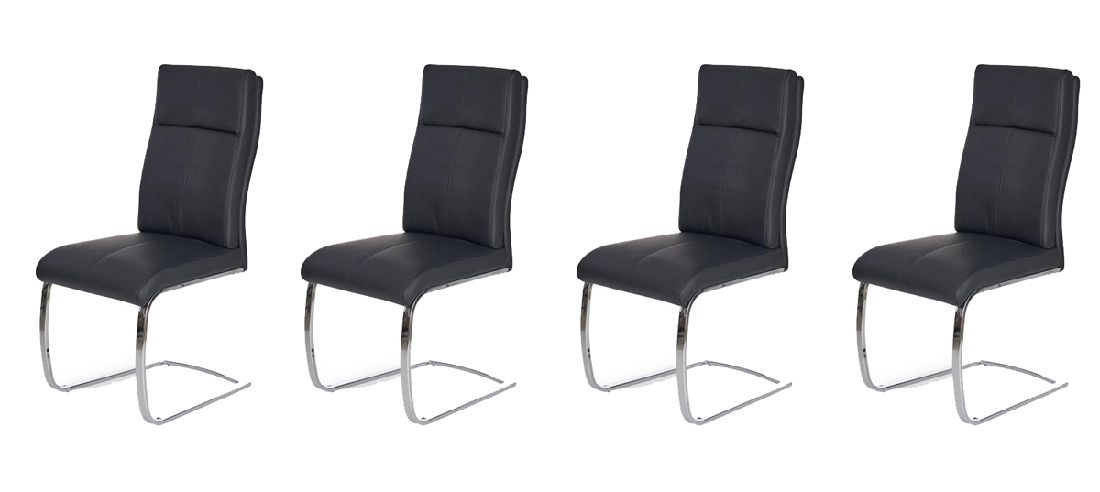 Set 4ks. jedálenských stoličiek K231 (čierna) *výpredaj