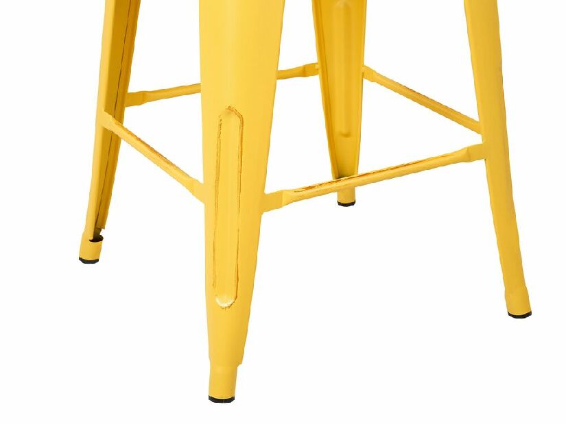 Set 2ks. barových stoličiek 60cm Cabriot (žltozlatá) 