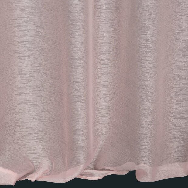 Záclona 140x250 cm Mun (ružová)