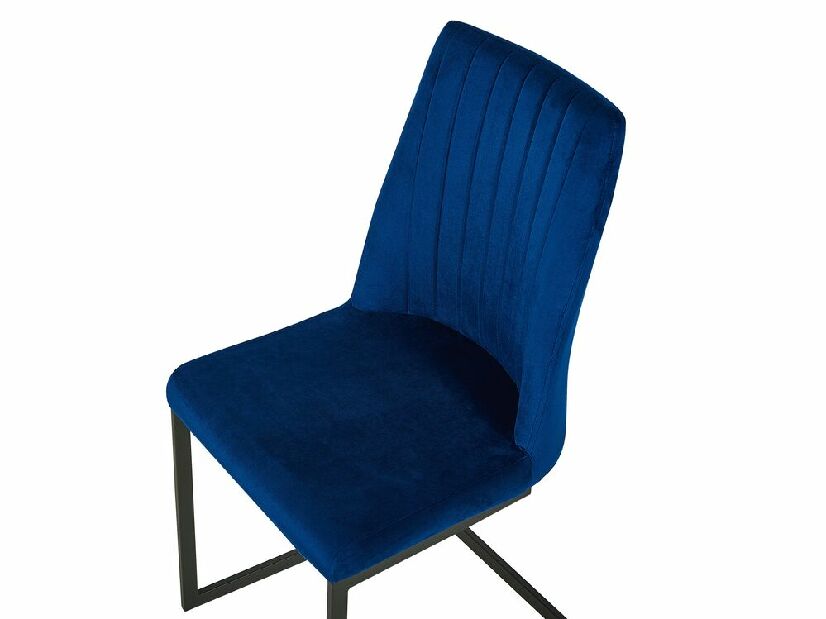 Set 2 ks. jedálenských stoličiek LANIVE (modrá)