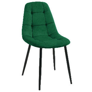 Jedálenská stolička Santino (tmavo zelená)