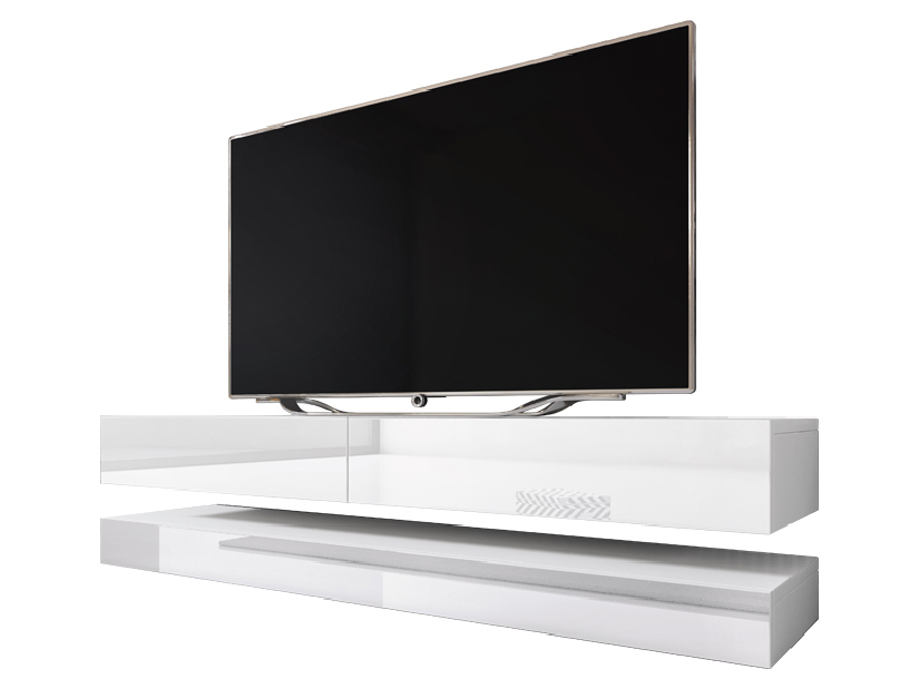 TV stolík Felisa (biely lesk) (bez osvetlenia) *výpredaj