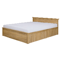 Manželská posteľ 160 cm Leoras MZ21 (s roštom) (dub grand)