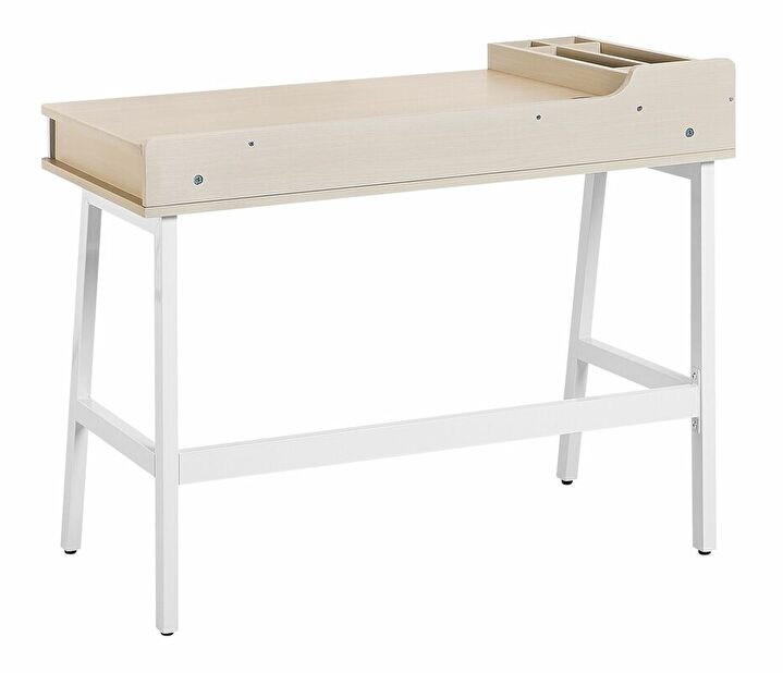 Písací stôl Paribo (biela)