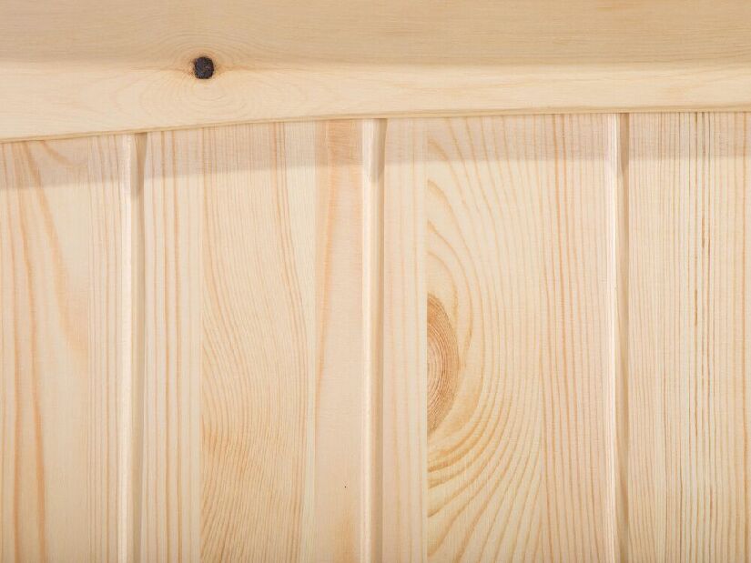Poschodová posteľ 90 cm RADIN (s roštom) (svetlé drevo)