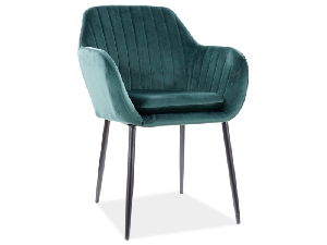 Jedálenská stolička Wade (zelená + čierna)