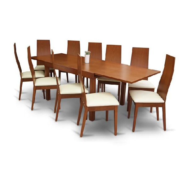 Jedálenský stôl Tanah (čerešňa) (pre 4 až 10 osôb)