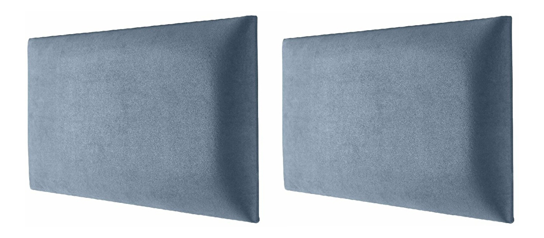 Set 2ks čalúnených panelov Soundless 40x30 cm (modrá) *výpredaj