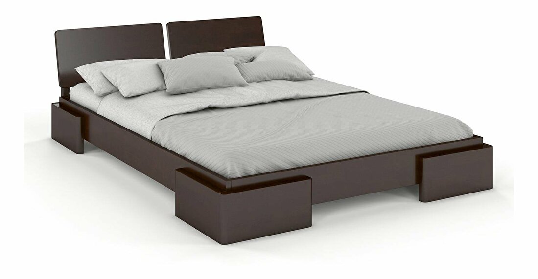 Manželská posteľ 180 cm Naturlig Jordbaer (buk)