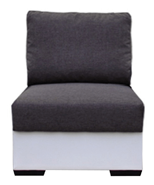 Modul rohovej sedačky Orleton (sivá + biela)