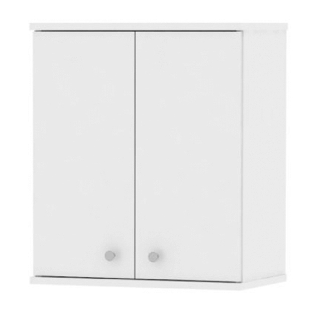 Kúpeľňová skrinka na stenu Tarika Si08 2D biela