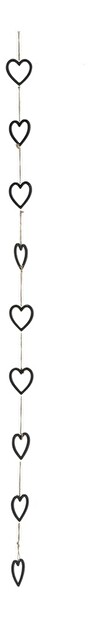 Dekoratívny predmet Jolipa Girlanda instant Happiness (160x0x0cm) (Čierna)