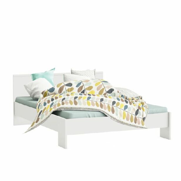 Manželská posteľ 160 cm Ambian (biela) *výpredaj