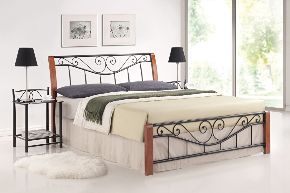 Manželská posteľ 160 cm Parma (s roštom) *výpredaj