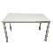 Jedálenský stôl 135 cm Astre (biela)