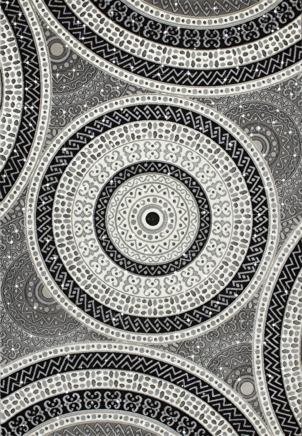 Kusový koberec Empera 735 Silver (80 x 150 cm)