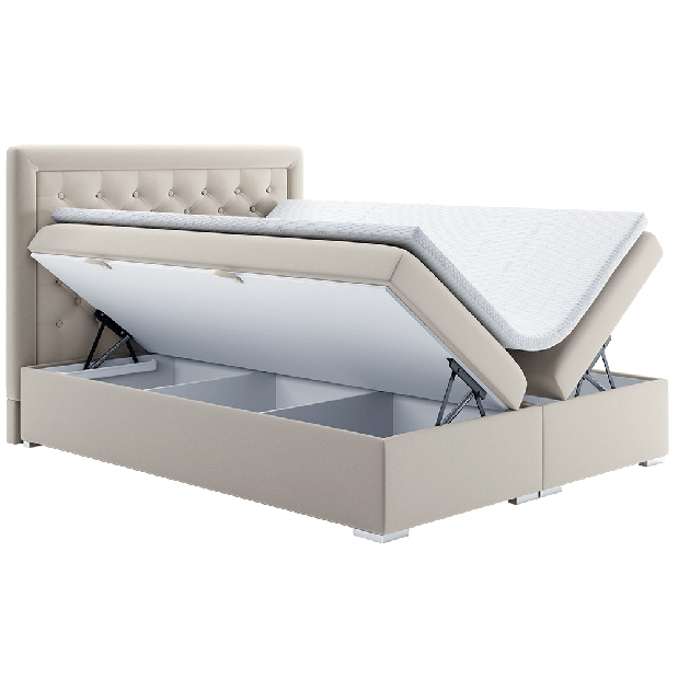Manželská posteľ Boxspring 180 cm Durius (s matracmi)