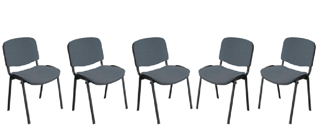 Set 5ks. konferenčných stoličiek Seza New (sivá) *výpredaj