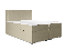 Manželská posteľ Boxspring 140 cm Morcano (béžová) (s úložným priestorom)