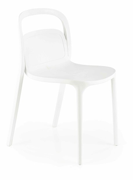 Jedálenská stolička Kloi (biela)