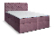 Manželská posteľ Boxspring 160 cm Orimis (ružová)