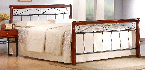 Manželská posteľ 160 cm Vicki 160 (s roštom)