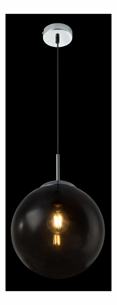 Závesné svietidlo Varus 15862 (moderné/dizajnové) (nikel + dymová)
