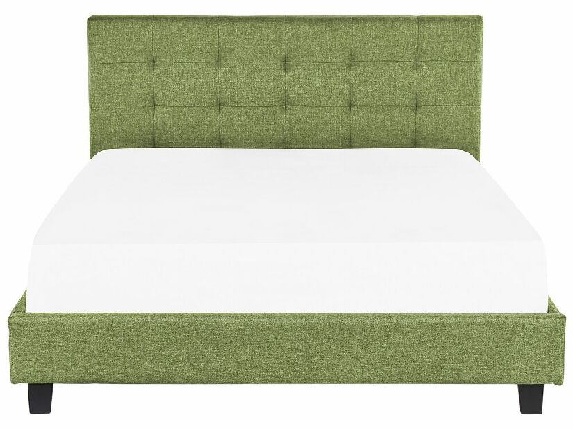 Manželská posteľ 180 cm Rhiannon (zelená) (s roštom)