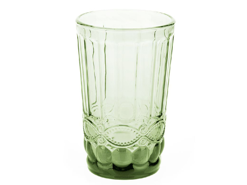 Set 6 ks vintage pohárov na vodu 350ml Fragata Typ 6 (zelená)