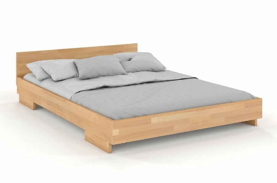 Manželská posteľ 200 cm Naturlig Larsos (buk)