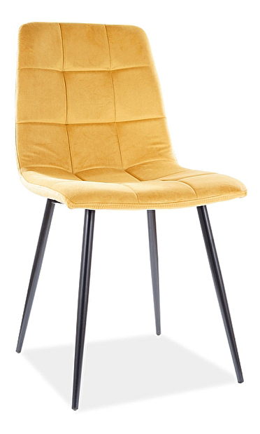 Jedálenská stolička Marlana (žltá + čierna)