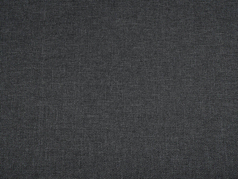 Modulárna pohovka v tvare U FELLE (polyester) (sivá) (pre 6 ľudí) (s taburetkou)