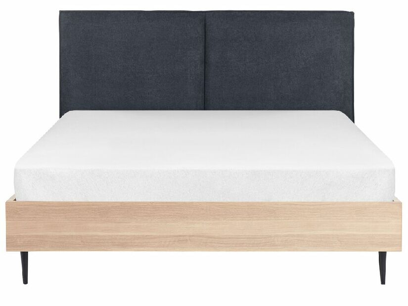 Manželská posteľ 160 cm Izeza (sivá)
