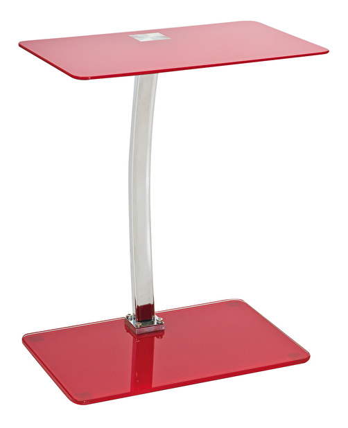 Príručný stolík Lifto červený