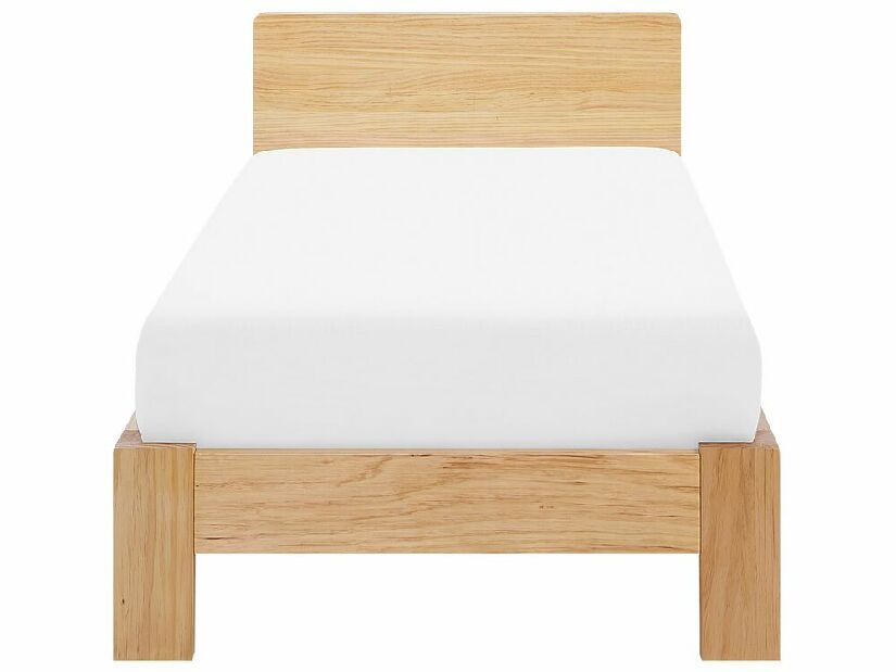 Jednolôžková posteľ 90 cm ROYAL (s roštom) (svetlé drevo)