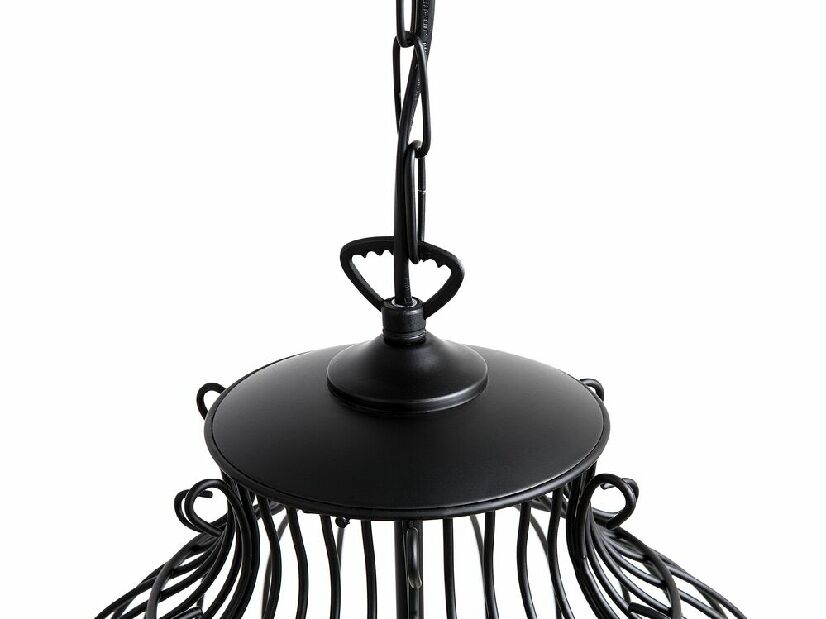 Závesná lampa Henty (čierna)