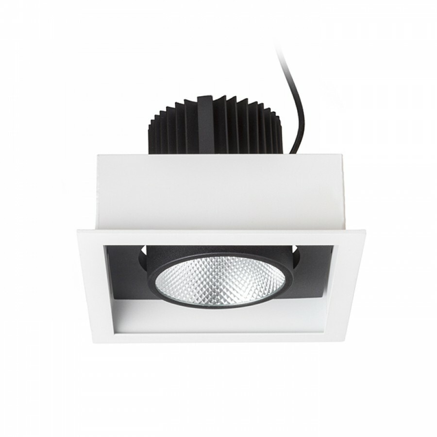 Podhľadové svietidlo Tomboy 230V LED 25W 38° 3000K (biela + čierna)