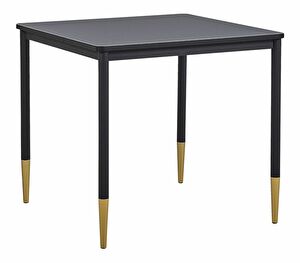 Jedálenský stôl SAHLLA (čierna) (pre 4 osoby)