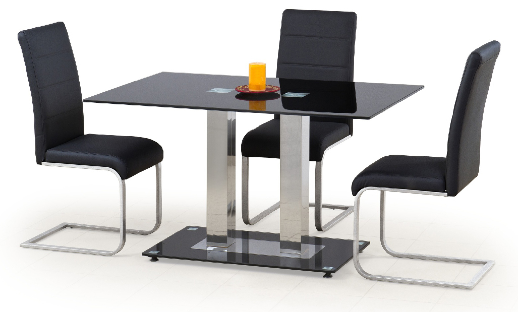 Jedálenský stôl Briu (pre 4 osoby) (čierna) *výpredaj