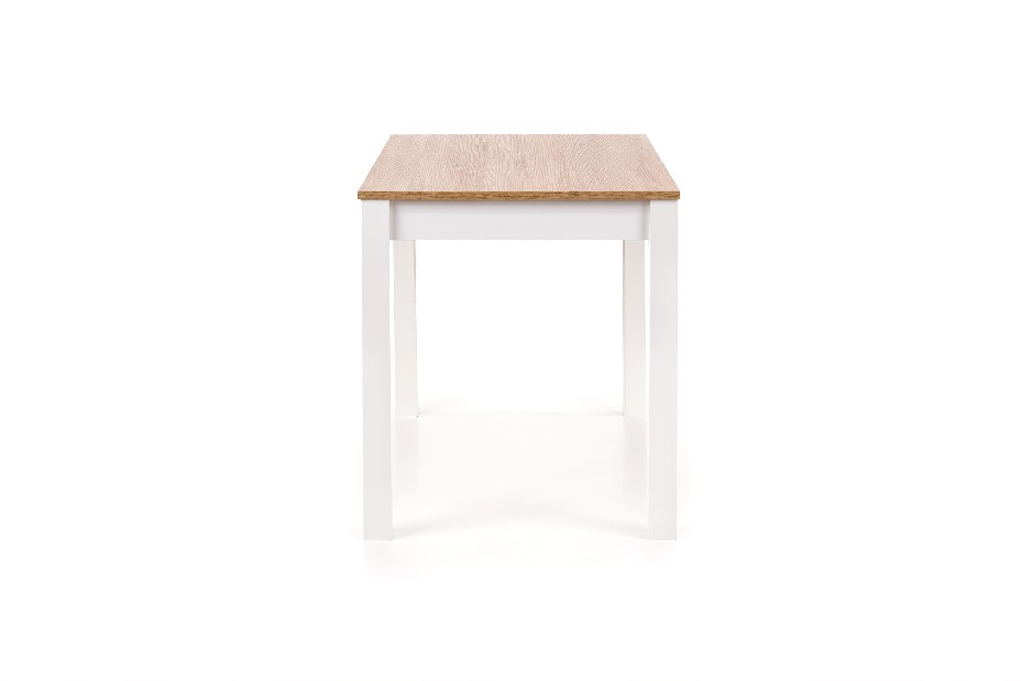 Jedálenský stôl Kymberly (dub sonoma + biela) (pre 4 osoby)