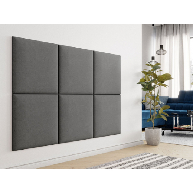 Set 5ks čalúnených panelov Pag 60x60 cm (béžová) *výpredaj
