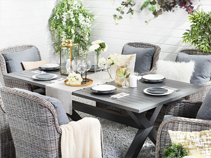 Záhradný stôl Cascad (sivá)
